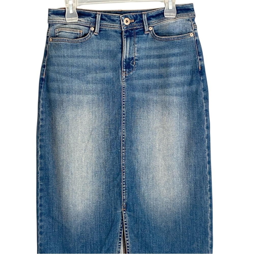 J. Jill Blue Denim Skirt - Picture 2 of 6